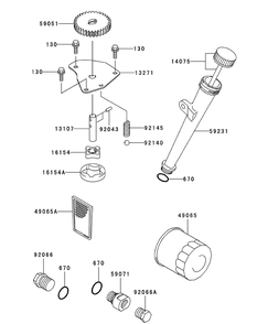 Part Location Diagram of KM-14075-0708 Cub Cadet OIL DIPSTICK